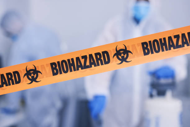 Professional Biohazard technician working in Duluth, GA